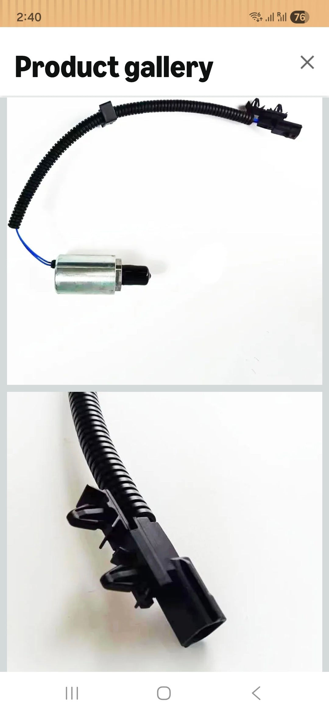 fit for All Nissan power Steering Booster Pump Solenoid Valve Part for Patrol car power steering valve